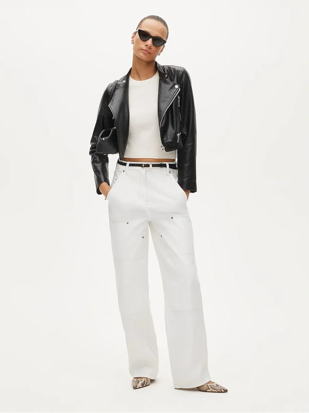J CREW Painter pant in cotton canvas in White Size 23 NWT $158 CN734
